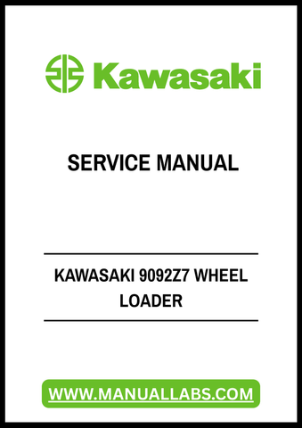 Discover the ultimate resource for maintaining your Kawasaki 9092Z7 Wheel Loader with our comprehensive service manual in PDF format. This digital guide is designed to provide you with detailed instructions, diagrams, and troubleshooting tips to keep your equipment running smoothly and efficiently.