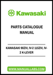 Discover the ultimate resource for your Kawasaki 90ZIV and IV-2 115ZIV K-Lever Steering Wheel Loader with our comprehensive Parts Catalogue Manual. This PDF file is meticulously designed to provide you with detailed diagrams, part numbers, and specifications, ensuring you have everything you need for efficient maintenance and repairs.