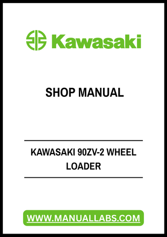 Unlock the full potential of your Kawasaki 90ZV-2 Wheel Loader with our comprehensive Shop Manual in PDF format. This essential resource is designed for both seasoned professionals and DIY enthusiasts, providing detailed insights into maintenance, troubleshooting, and repair procedures.