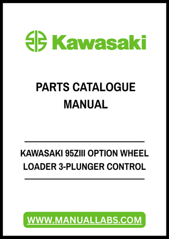 Discover the essential resource for maintaining and servicing your Kawasaki 95ZIII Wheel Loader with our comprehensive 3-Plunger Control Valve Spec Parts Catalogue Manual. This PDF file is meticulously designed to provide you with detailed specifications, diagrams, and part numbers, ensuring you have all the information you need at your fingertips.