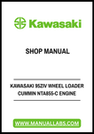 Unlock the full potential of your Kawasaki 95ZIV Wheel Loader with our comprehensive shop manual featuring the Cummins NTA855-C engine. This PDF file is an essential resource for both seasoned mechanics and DIY enthusiasts, providing detailed insights into maintenance, troubleshooting, and repair procedures tailored specifically for your machine.