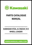 Discover the ultimate resource for maintaining your Kawasaki 97ZA, A-2 95Z1IV, and IV-2 Wheel Loader with our comprehensive Authentic Engine Parts Catalog Manual. This PDF file is meticulously designed to provide you with detailed diagrams, part numbers, and specifications, ensuring you have everything you need for efficient repairs and maintenance.