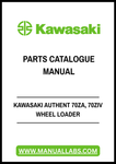 Discover the ultimate resource for maintaining your Kawasaki AUTHENT 70ZA and 70ZIV Wheel Loaders with our comprehensive Parts Catalogue Manual. This PDF file is meticulously organized to provide you with detailed diagrams, part numbers, and specifications, ensuring you have everything you need at your fingertips for efficient repairs and maintenance.