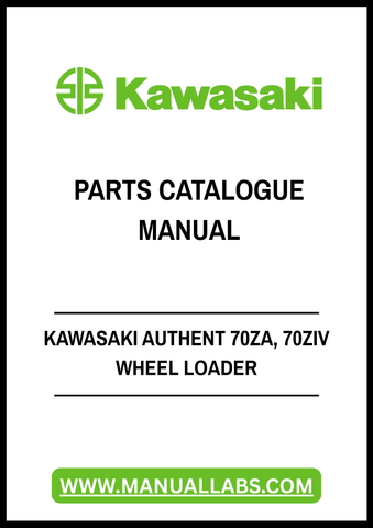 Discover the ultimate resource for maintaining your Kawasaki AUTHENT 70ZA and 70ZIV Wheel Loaders with our comprehensive Parts Catalogue Manual. This PDF file is meticulously organized to provide you with detailed diagrams, part numbers, and specifications, ensuring you have everything you need at your fingertips for efficient repairs and maintenance.