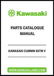 Discover the ultimate resource for your Kawasaki Cummins 65TM V with our comprehensive Parts Catalogue Manual in PDF format. This meticulously organized manual provides detailed diagrams and part numbers, ensuring you have everything you need for efficient maintenance and repairs.