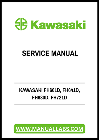 Unlock the full potential of your Kawasaki FH601D, FH641D, FH680D, and FH721D gasoline engines with our comprehensive service manual in PDF format. This essential guide is designed to provide you with detailed instructions, diagrams, and troubleshooting tips to keep your engine running smoothly and efficiently.