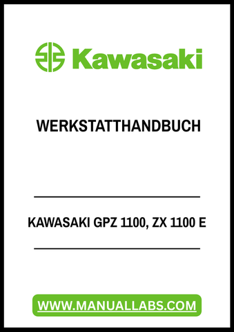 Unlock the full potential of your Kawasaki GPZ 1100 and ZX 1100 E with our comprehensive PDF workshop manual. This essential guide is designed for both seasoned mechanics and DIY enthusiasts, providing detailed instructions and insights to keep your motorcycle running smoothly.