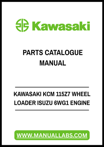 Unlock the full potential of your Kawasaki KCM 115Z7 Wheel Loader with our comprehensive Isuzu 6WG1 Engine Parts Catalogue Manual. This PDF file is meticulously designed to provide you with detailed information on every component, ensuring you have the right parts at your fingertips for efficient maintenance and repairs.