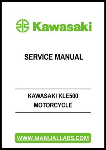 Unlock the full potential of your Kawasaki KLE500 with our comprehensive Motorcycle Service Manual in PDF format. This essential guide is designed for both novice and experienced riders, providing detailed instructions and insights to keep your motorcycle running smoothly and efficiently.