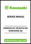 Unlock the full potential of your Kawasaki KLF 250 Bayou 250 with our comprehensive service manual, available in a convenient PDF format. This essential guide is designed to provide you with detailed instructions and insights, ensuring that you can maintain and repair your workhorse with confidence.