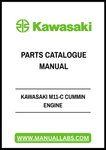 Discover the ultimate resource for your Kawasaki M11-C Cummins engine with our comprehensive Parts Catalogue Manual in PDF format. This meticulously organized manual provides detailed diagrams and specifications, ensuring you have all the information you need at your fingertips for efficient maintenance and repairs.
