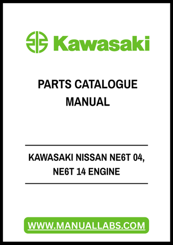 Discover the ultimate resource for your Kawasaki Nissan NE6T 04 and NE6T 14 engine wheel loader with our comprehensive Parts Catalogue Manual. This PDF file is meticulously designed to provide you with detailed diagrams, part numbers, and specifications, ensuring you have everything you need for efficient maintenance and repairs.