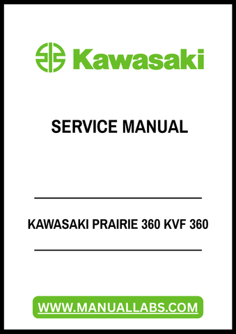 Unlock the full potential of your Kawasaki Prairie 360 KVF 360 with our comprehensive service manual, available in a convenient PDF format. This essential guide is designed to provide you with detailed instructions and insights, ensuring that you can maintain and repair your ATV with confidence.