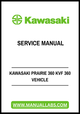 Unlock the full potential of your Kawasaki Prairie 360 KVF 360 with our comprehensive Vehicle Service Manual in PDF format. This essential guide is designed to provide you with detailed instructions and insights, ensuring that you can maintain and repair your vehicle with confidence.
