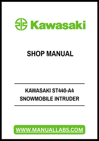 Unlock the full potential of your Kawasaki ST440-A4 Snowmobile with the comprehensive Intruder Shop Manual, now available in a convenient PDF format. This essential guide is designed to provide you with detailed insights and step-by-step instructions for maintenance, repairs, and troubleshooting, ensuring your snowmobile operates at peak performance all season long.