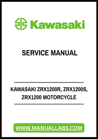 Unlock the full potential of your Kawasaki ZRX1200R, ZRX1200S, and ZRX1200 with our comprehensive Motorcycle Service Manual in PDF format. This essential guide is designed for both seasoned mechanics and DIY enthusiasts, providing detailed instructions and insights to keep your motorcycle running smoothly.