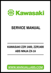 Unlock the full potential of your Kawasaki ZZR 1400 with our comprehensive Service Manual, specifically designed for the ZZR1400 ABS Ninja ZX-14. This PDF file is an essential resource for both seasoned mechanics and DIY enthusiasts, providing detailed instructions and insights to keep your motorcycle in peak condition.