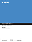 
With clear illustrations and step-by-step instructions, this service manual simplifies complex procedures, making it easy for both seasoned professionals and newcomers to follow. Whether you need to perform routine maintenance or tackle more intricate repairs, this manual equips you with the knowledge to keep your excavator running smoothly and efficiently.