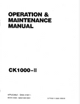 Get your KOBELCO Crane CK1000 II Operator Manual in PDF. Ensure safe operation with our comprehensive guide available for easy download.
