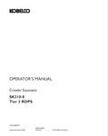 Discover the KOBELCO Crawler Excavator SK210-8 Tier 3 ROPS Operator Manual. Access essential guidelines for safe and efficient operation of your equipment.