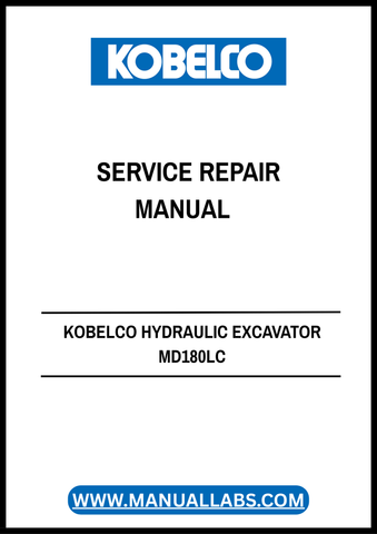 Investing in this service manual not only saves you time and money but also enhances the longevity of your machinery. Don't let minor issues escalate—equip yourself with the knowledge to address them promptly and effectively. Get your KOBELCO MD180LC Service Repair Manual today and take control of your excavator's maintenance!