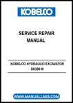Unlock the full potential of your KOBELCO SK100 III Hydraulic Excavator with the comprehensive Service Repair Manual S5YW0002E-00. This PDF guide is meticulously designed to provide you with detailed instructions, diagrams, and troubleshooting tips, ensuring that you can maintain and repair your equipment with confidence.