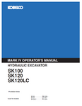 Discover the KOBELCO Hydraulic Excavator YPUK95S001O Operator Manual. Access essential guidelines and tips for optimal operation and maintenance.