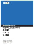 Featuring clear illustrations and step-by-step instructions, this service manual simplifies complex tasks, making it an essential resource for both seasoned professionals and DIY enthusiasts. With easy navigation and a user-friendly format, you can quickly find the information you need to keep your excavator in top condition.