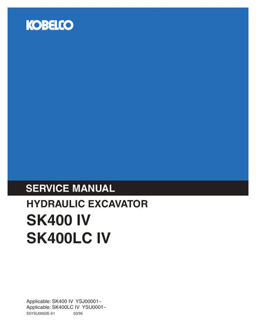 Featuring clear illustrations and step-by-step instructions, this service manual simplifies complex tasks, making it an essential resource for both seasoned professionals and DIY enthusiasts. With easy navigation and a user-friendly format, you can quickly find the information you need to keep your excavator in top condition.