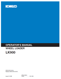 Discover the KOBELCO Wheel Loader LK900 Operator Manual. Access essential guidelines and tips for efficient operation and maintenance of your equipment.