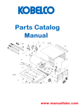 Kobelco 27SR-3 – Compact Excavator Parts Catalog Manual - PDF File Download –ASN PV12-31001- (NA) - Manual labs