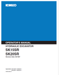  Discover the comprehensive operator manual for Kobelco Hydraulic Excavators SK15SR and SK20SR. Enhance your skills and ensure optimal performance today.
