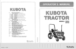Kubota B1550, B1750 Tractor Operator's Manual - PDF File Download