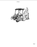 Kubota B26, BT820 Backhoe Tractor Parts Catalogue Manual