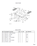 Kubota B26, BT820 Backhoe Tractor Parts Catalogue Manual - PDF File Download