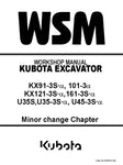 Kubota U35-3 B Excavator Workshop Service Repair Manual
