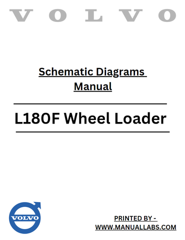 L180F Volvo Wheel Loader Electrical and Hydraulic Schematic Diagrams Manual - PDF File Download