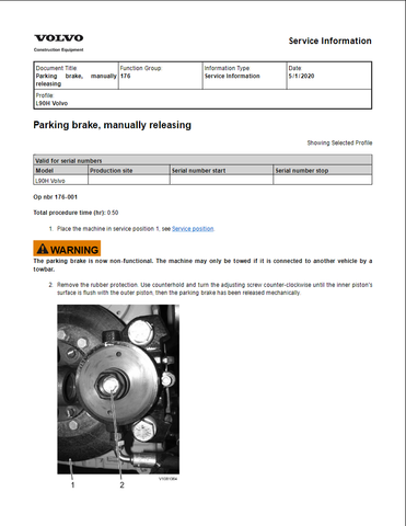 L90H VOLVO WHEEL LOADER REPAIR MANUAL - PDF FILE DOWNLOAD