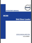 MC80 Volvo Skid Steer Loader - Operator's Manual - PDF File Download