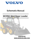 MC95C Volvo Skid Steer Loader Electrical Hydraulic Schematic Manual - PDF File Download