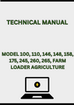 MODEL 100, 110, 146, 148, 158, 175, 245, 260, 265, 280, 75 AND 80 FARM LOADER TECHNICAL MANUAL - PDF