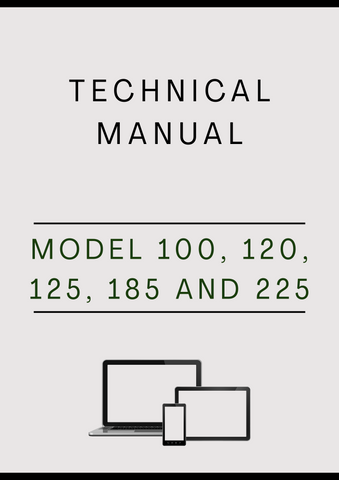 MODEL 100, 120, 125, 185 AND 225 SERIES HYDRAULIC CYLINDER COMPONENT TECHNICAL MANUAL - PDF
