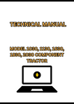 MODEL 1030, 1130, 1630, 1830, 2030 COMPONENT TRACTOR TECHNICAL MANUAL - PDF