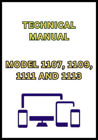 MODEL 1107, 1109, 1111 AND 1113 PLANTER TECHNICAL MANUAL - PDF