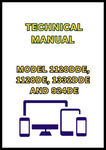 MODEL 1128DDE, 1128DE, 1332DDE AND 924DE SNOWBLOWER TECHNICAL MANUAL - PDF