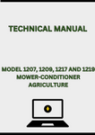 MODEL 1207, 1209, 1217 AND 1219 MOWER-CONDITIONER TECHNICAL MANUAL - PDF