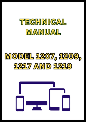 MODEL 1207, 1209, 1217 AND 1219 MOWER-CONDITIONER TECHNICAL MANUAL - PDF