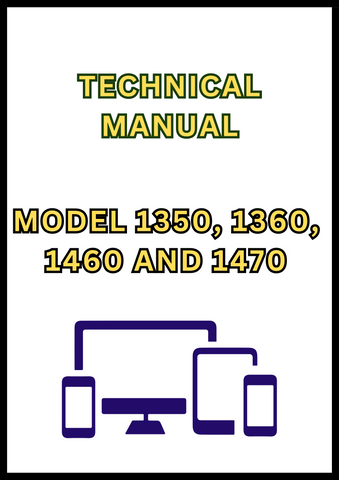 MODEL 1350, 1360, 1460 AND 1470 MOWER-CONDITIONER TECHNICAL MANUAL - PDF