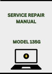 MODEL 135G EXCAVATOR SERVICE REPAIR MANUAL - PDF