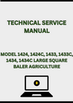 MODEL 1424, 1424C, 1433, 1433C, 1434, 1434C LARGE SQUARE BALER TECHNICAL SERVICE MANUAL - PDF